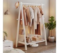 Perchero de bambú con ganchos, de madera maciza, multifuncional, para entrada, pasillo, sala de estar, solución de almacenamiento de armario abierto (80 x 40 x 150 cm)