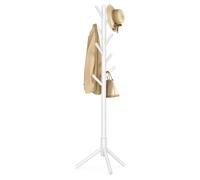 Perchero De Madera Maciza Con Forma De Árbol, Con 8 Ganchos, 3 Opciones De Altura, Ideal Para Ropa, Gorros, Bolasos, Para Salón