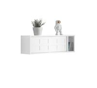 Perchero de pared con 2 puertas correderas y 1 compartimento estante de pared para pasillo entrada 75 x 20 x 23 cm fhk18-w sobuy 20 cm