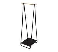 Perchero de pie 37x45x141 cm - diseño moderno para dormitorio y recibidor - negro