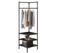 Perchero de pie de esquina y Zapatero Pared para Ropa Estantería ropa estante zapato armario empotrado organizador zapato armario empotrado organizador Vestíbulo