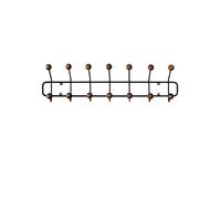 Maze Perchero Bill Horizontal S negro-marrón oscuro