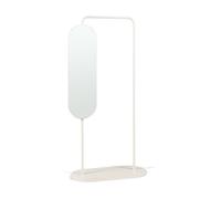 Perchero idependiente vamn con espejo giratorio 167x80x35cm - arena [en.casa]