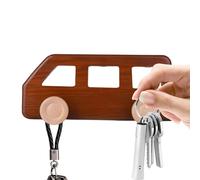 Perchero Infantil Colgador De Pared De Madera Resistente Estilo Coche