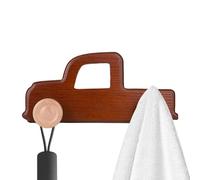 Perchero Infantil Colgador De Pared De Madera Resistente Estilo Coche