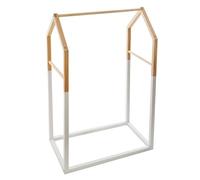 Perchero Infantil estilo casita, Madera, natural, L.60 x P.37 x H.99 cm