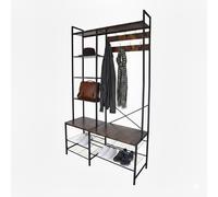 Perchero Mueble zapatero Banco de entrada Perchero con ganchos