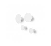 Perchero para abrigos PONTO, juego de 4 piezas, blanco, Blomus