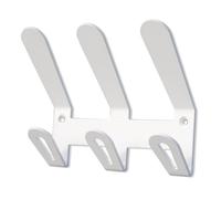 Perchero pared ec/02 3 colgadores color blanco