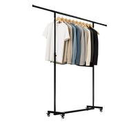Perchero soran metal negro 50x150x120 cm
