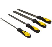 Perel 6776 - Conjunto de 4 limas 0 a 20 cm de acero de 8 "