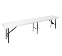 Perel banco plegable con asa, banco de exterior resistente a la intemp