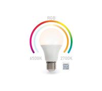 Perel BOMBILLA INTELIGENTE RGB SMART WIFI - COLOR BLANCO FRÍO & BLANCO CÁLIDO - E27 - A60