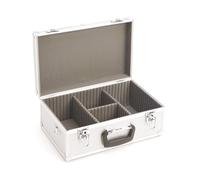 Perel box para 60 cd, bloqueo de llaves, 2 llaves, aluminio, 424 x 265