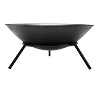 Perel brasero, con apoyo, 3 pies, redondo, 26 x Ø 56 cm, hierro fundi