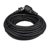 Perel - cable alargador de goma ec25r15, 3g1,5, 25 m de longitud, colo