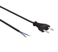 Perel cable de alimentación, h03vvh2-f 2g0.75, 1.8 m, 2.5 a/230 v, 57