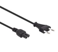 Perel cable de alimentación, h03vvh2-f 2g0.75, 2 m, 2.5 a/230 v, 625