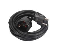 Perel Cable de extensión, H05VV-F 3G1.5, 3 m, 16 A/230 V, 3500 W, Tipo E/F, Schuko, para Uso Interior, PVC, Negro