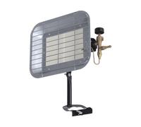 Perel calentador de terraza sobre gas, butano o propano, 4500 w