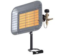 Perel Tools Calentador de terraza sobre gas, butano o propano, 4500 W