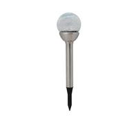 Perel csol11d - luz solar para exterior con filtro de acero inoxidable