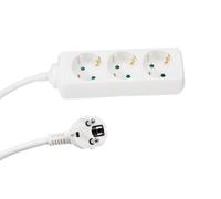 Perel eb3/g - cable alargador triple