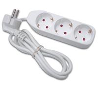 Perel eb3/g - cable alargador triple