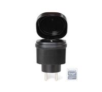 Perel enchufe wifi inteligente, 13 a, 3000 w, ip44, para uso al aire l