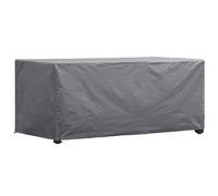 Perel Funda protectora para mesa de jardín 145 x 105 x 75 cm, resistente al agua y a los rayos UV, cubierta sólida contra lluvia y suciedad, tejido transpirable, apta para mesas de hasta 140 cm