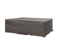 Perel Funda rectangular para muebles de jardín 240 x 180 x 75 cm, impermeable y resistente a los rayos UV, cubierta duradera para conjuntos medianos y grandes