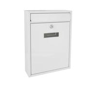 Perel ibiza mailboxes blanco buzón de correos para montaje en pared a