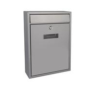 Perel ibiza mailboxes plata buzón de correos para montaje en pared ac