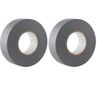 Perel Nitto Cinta Adhesiva Aislante 19 mm x 10 m, Gris (Paquete de 2)