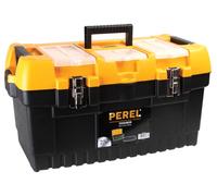 Perel om22m pieza pequeña y caja de herramientas negro, amarillo
