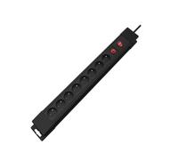 Perel Regleta 8 Tomas Tipo E 1.5m 3500W con Interruptor y protección Infantil