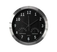 Perel reloj de pared 35,5 cm analógico con sincronización horaria dc