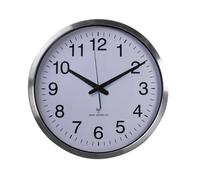 Perel reloj de pared 50 cm analógico con sincronización horaria dcf,