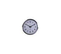 Perel - Reloj de pared 50 cm analógico - Sincronización DCF, esfera extra grande, marco aluminio