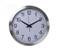 Perel reloj de pared, redondo, analógico, 40 cm, hora radiopilótica