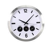 Perel reloj mundial analógico con 3 zonas horarias, sincronización d