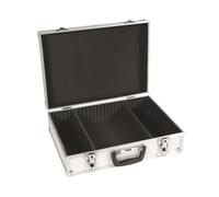 Perel Tools Caja de herramientas tool078 de aluminio, negra