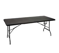 Perel Velleman Mesa Plegable, Negro, 93x76.5x10 cm, FP180W