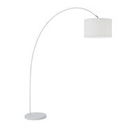 Perenz 6304 B lámpara de pie arqueada Blanca