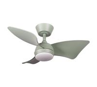 Perenz Ventilador de Techo con Luz Salvia (1 Luz - 1720 Lúmenes - 18 W) Blanco
