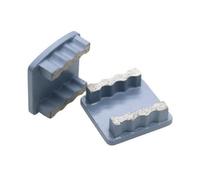 perfeclan Bloque Diamante para Amoladora | contorno ntado Ondulado, Pequeño, Bloque esmerilar con partículas abrasivas Diamantados, para proyectos, remolación, 16 Malla