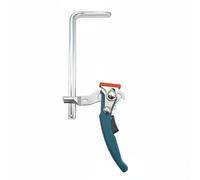 perfeclan de Trinquete Barra Mordaza Abrazadera Control Preciso y Sujeción con una Mano para Flujo de Trabajo Adecuado para Carpintería Fabricación de Muebles, Verde, 160x60 Mm