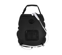 perfeclan Ducha de Exterior Ducha Solar Bolsa de Agua Ducha Portátil Depósito Colgante con y Kit Completo con Flujo Constante Calentamiento a 37°C Adecuada para, Negro