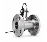 perfeclan Medidor de Flujo de Líquidos de Caudal Caudalímetro Medidor Digital de Inserción con Rotor Cabeza Cableada y Acero, DN65, Conexión Brida Señal Pulso NPN Flujo 7-70 M3/H Suministro DC12-24V