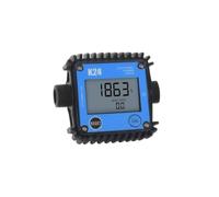 perfeclan Medidor de Flujo de Líquidos Medidor Digital Caudalímetro con Interfaz de 20 Mm y Carcasa Compacta en Plástico Adecuado para Montaje en Línea Talleres Mantenimiento, 0.2-10 L/MIN